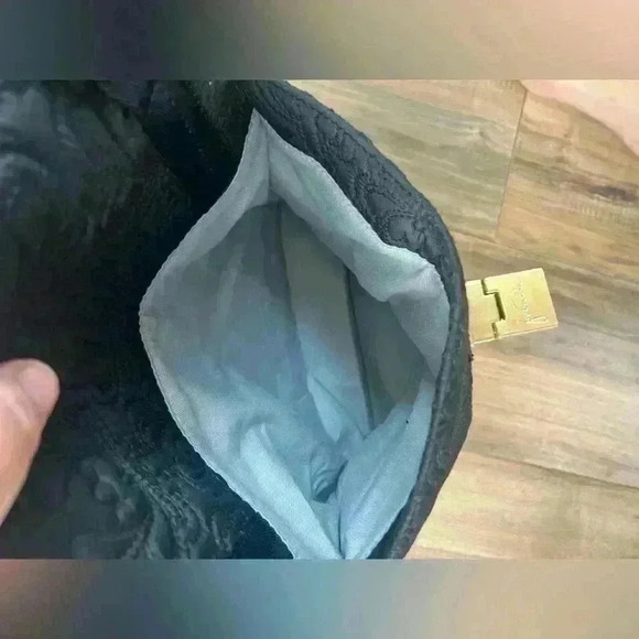 Petunia Pickle Botton Onyx Continental Black Carryall Purse Diaper Bag Black - Picture 3 of 7